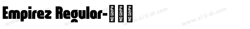 Empirez Regular字体转换